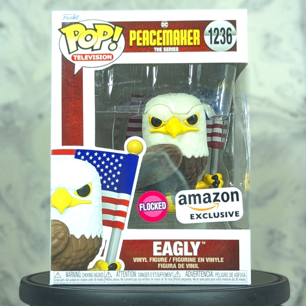 Funko Pop Peacemaker Eagly Flocked 1236, Amazon Exclusive MIB